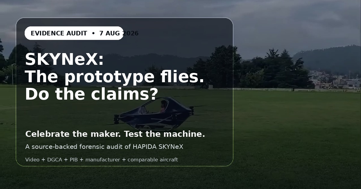 HAPIDA SKYNeX test flight